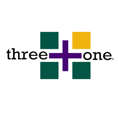 three+one logo three plus one